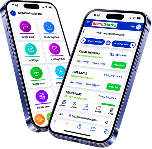 Bharat Matka Mobile App Display